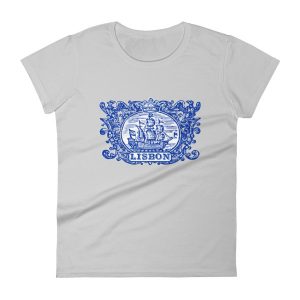Lisbon Tile Indigo Blue - Women's Short Sleeve T-shirt