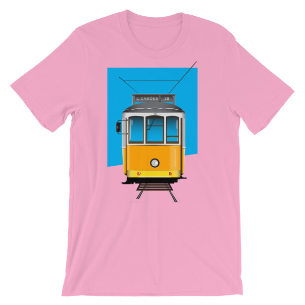 Tram 28 Largo Camões - Short-Sleeve Unisex T-Shirt