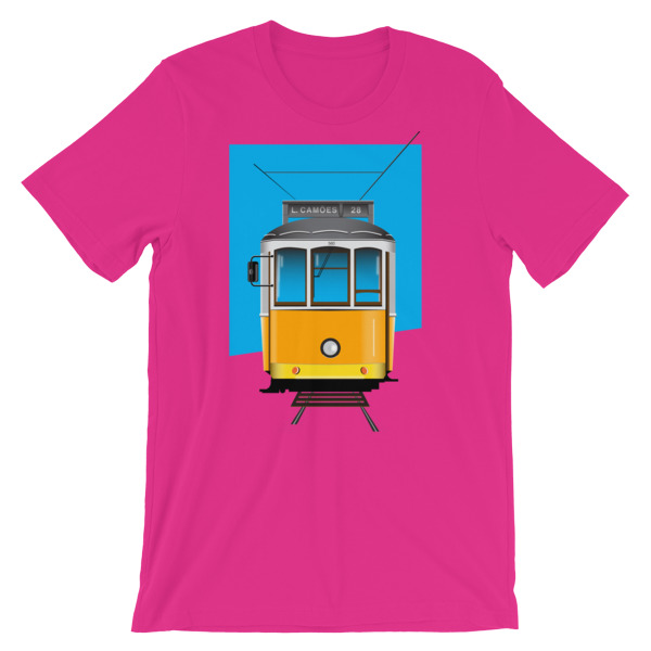 Tram 28 Largo Camões - Short-Sleeve Unisex T-Shirt