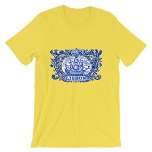 Lisbon Tile Indigo Blue – Short-Sleeve Unisex T-Shirt