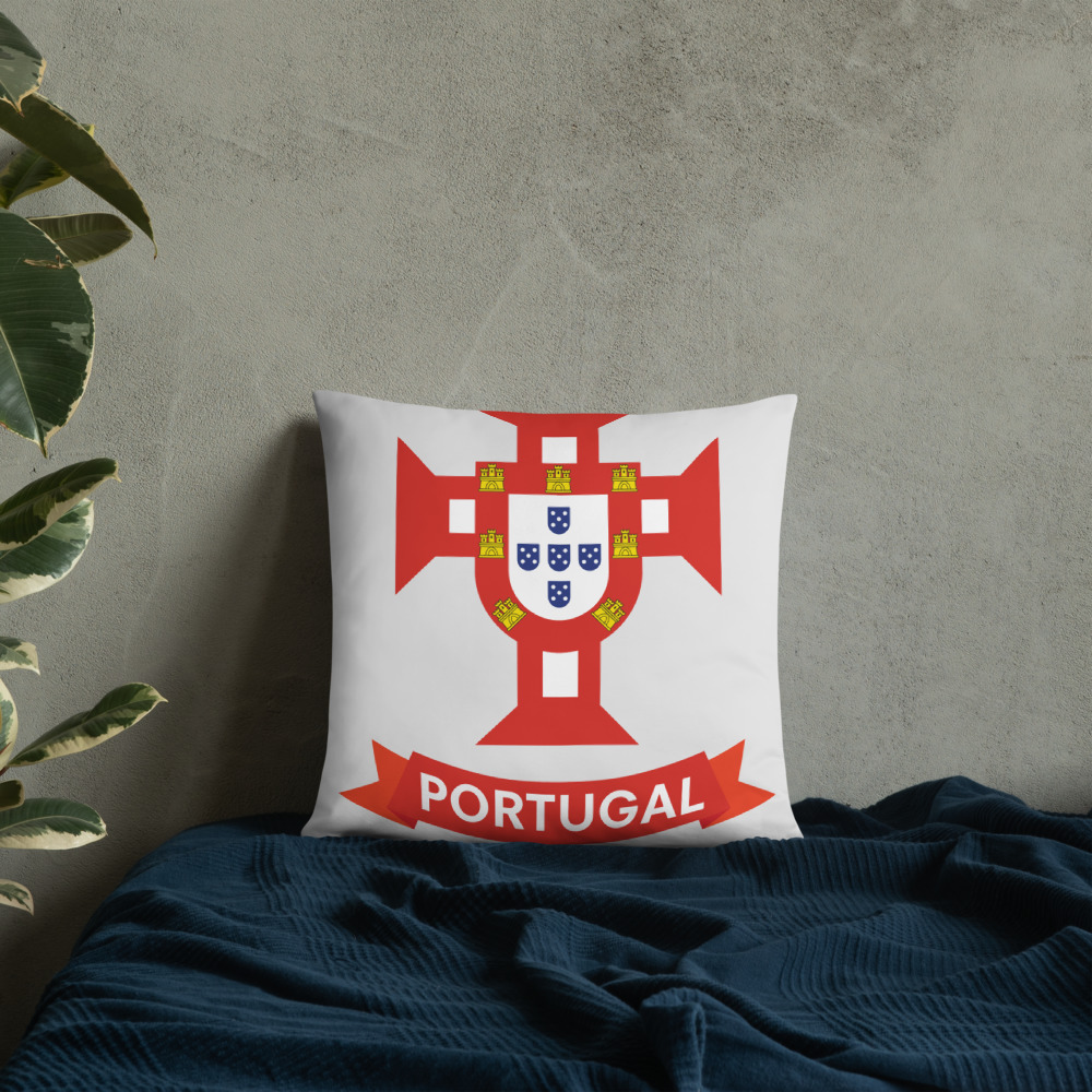 Flag Portugal Sea 1500 - Square Pillow