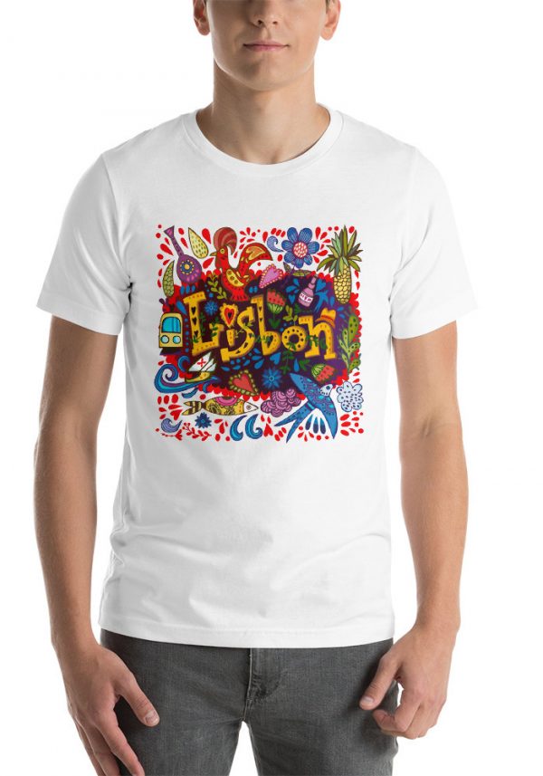 Lisbon Traditional Symbols - Short-Sleeve Unisex T-Shirt