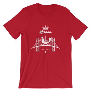 Crown Lisbon 25 de Abril Bridge - Short-Sleeve Unisex T-Shirt