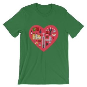 Portugal Love Illustration - Short-Sleeve Unisex T-Shirt