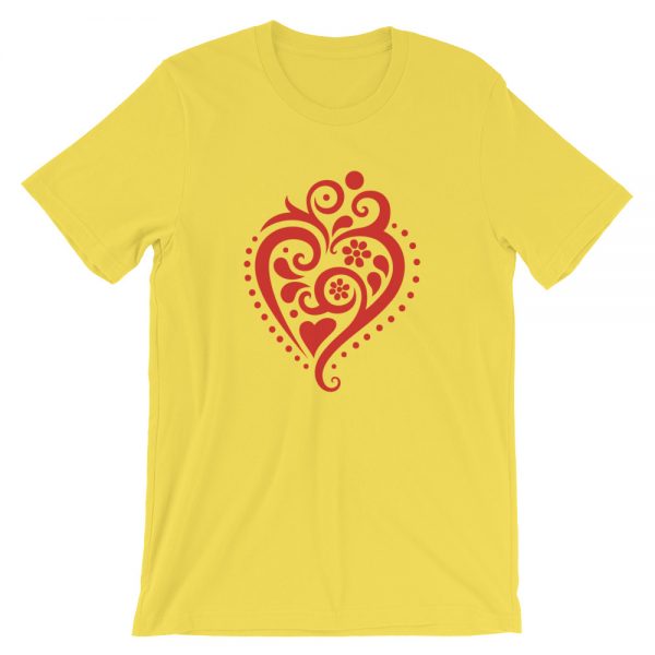 Filigrana Heart - Short-Sleeve Unisex T-Shirt