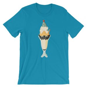 Ice Cream Sardine - Short-Sleeve Unisex T-Shirt