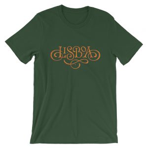 Lisboa Calligraphy - Short-Sleeve Unisex T-Shirt