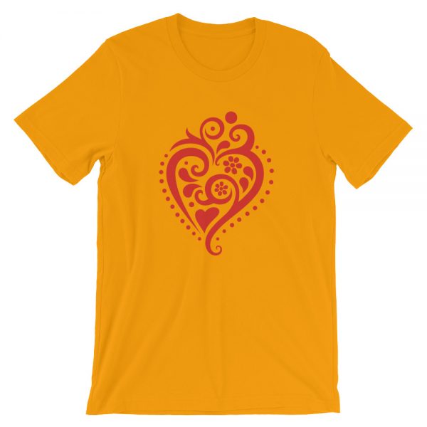 Filigrana Heart - Short-Sleeve Unisex T-Shirt