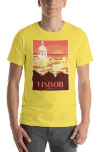 Lisbon Sunset - Short-Sleeve Unisex T-Shirt