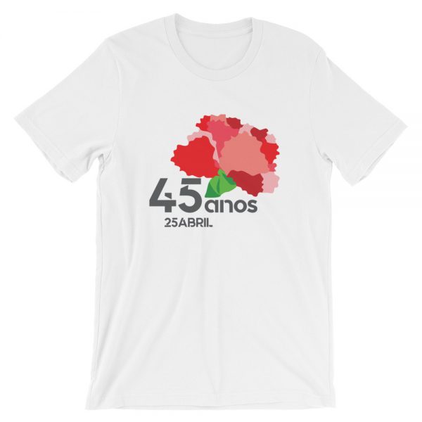 25 Abril - 45 Anos - Short-Sleeve Unisex T-Shirt