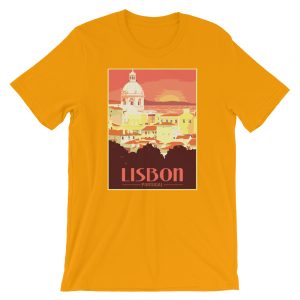 Lisbon Sunset - Short-Sleeve Unisex T-Shirt