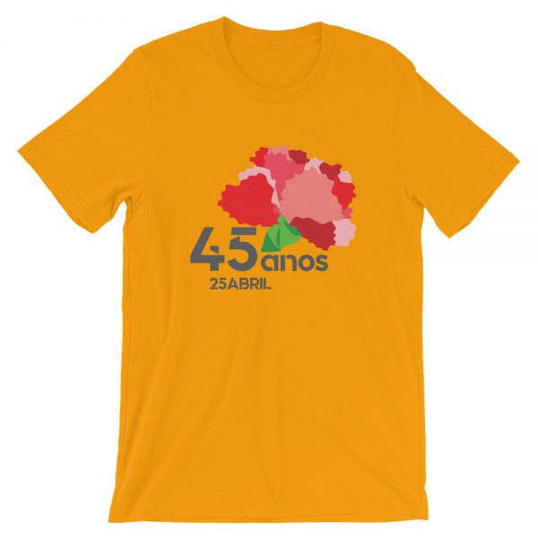 25 Abril - 45 Anos - Short-Sleeve Unisex T-Shirt