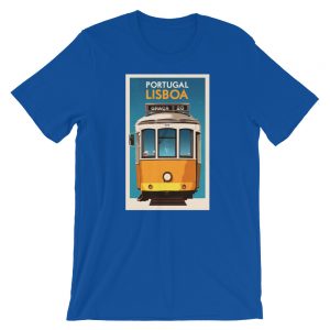 Vintage Lisbon Tram - Short-Sleeve Unisex T-Shirt
