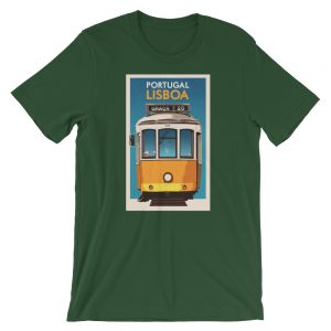 Vintage Lisbon Tram - Short-Sleeve Unisex T-Shirt