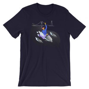 Dolphins Tagus River - Short-Sleeve Unisex T-Shirt