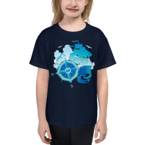 Caravela Rosa dos Ventos - Youth Short Sleeve T-Shirt
