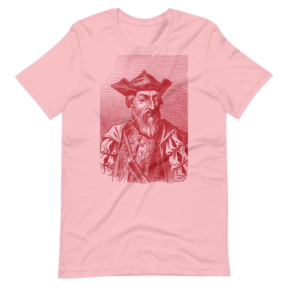 Vasco da Gama Drawing – Premium Unisex T-Shirt