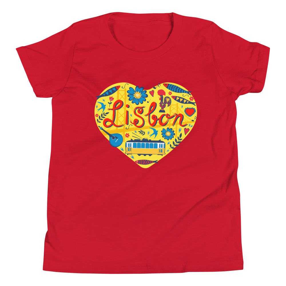 Love For Lisbon – Youth Short Sleeve T-Shirt